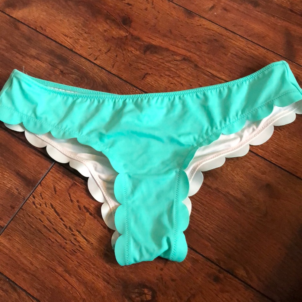 Victoria’s Secret Pink ruffle swim bottoms